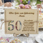 Geldgeschenk zum 50. Geburtstag – ein Geschenk, das diesen Moment würdig macht