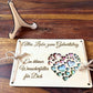 Geldgeschenk Geburtstag – „Alles Liebe“ Karte aus Holz mit Herz