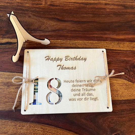 Geldgeschenk zum 18. Geburtstag – modern, persönlich und garantiert kein Kuvert